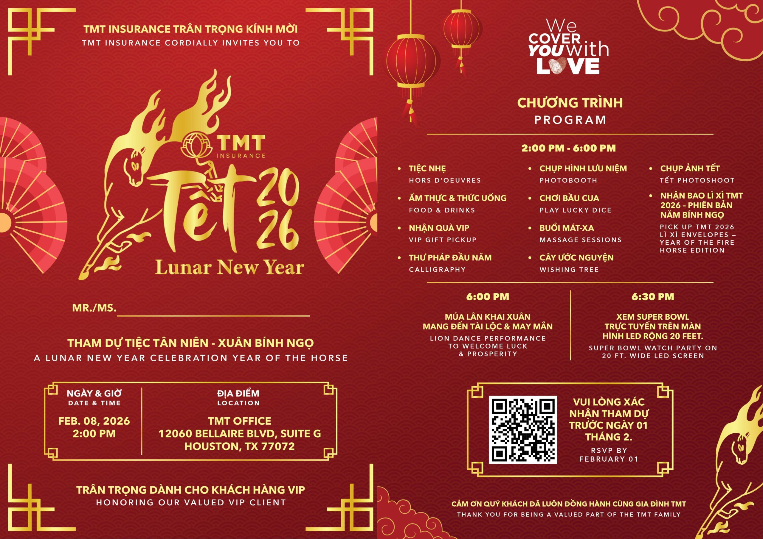 Tết 2026 | VIP RSVP form